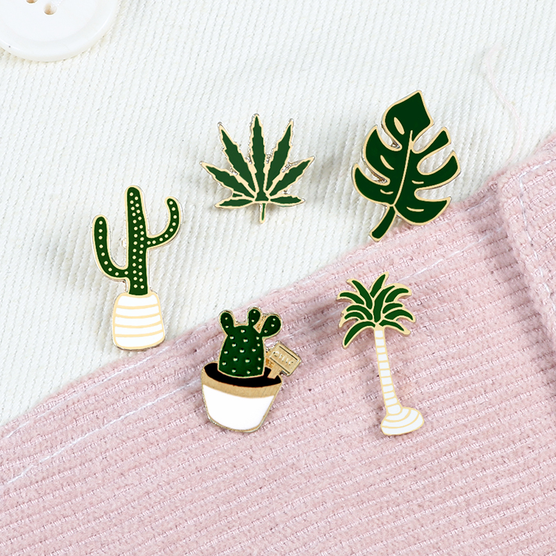 Cactus Mix Pot - Lovely Badge Plant Potted Collar Shoe