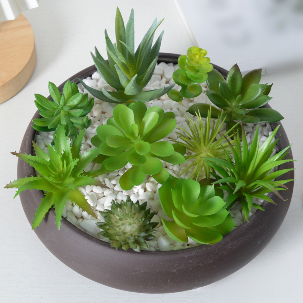 Succulent Arrangement Mini - For Mini Bonsai Artificial Succulent Plant