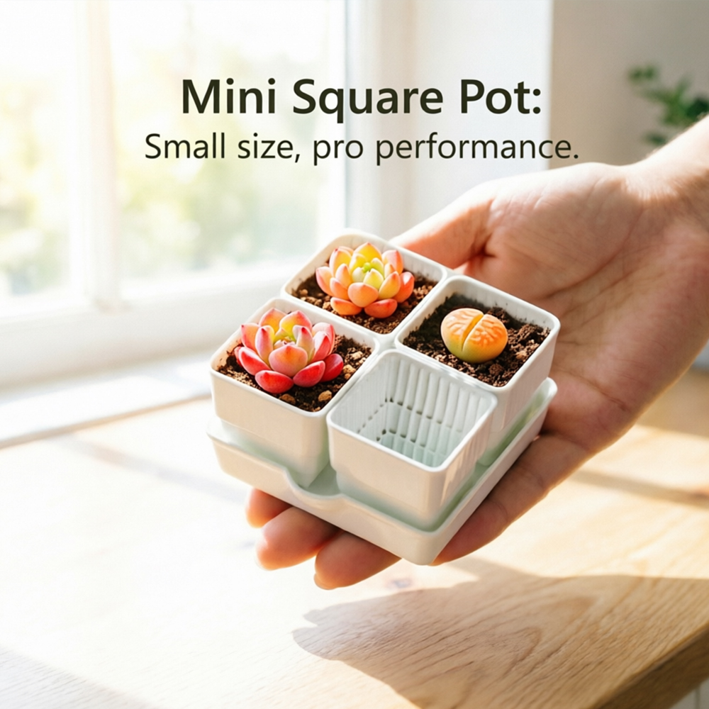 Cactus Mix Pot - Meshpot Succulent Pot Cactus Lithop Pot