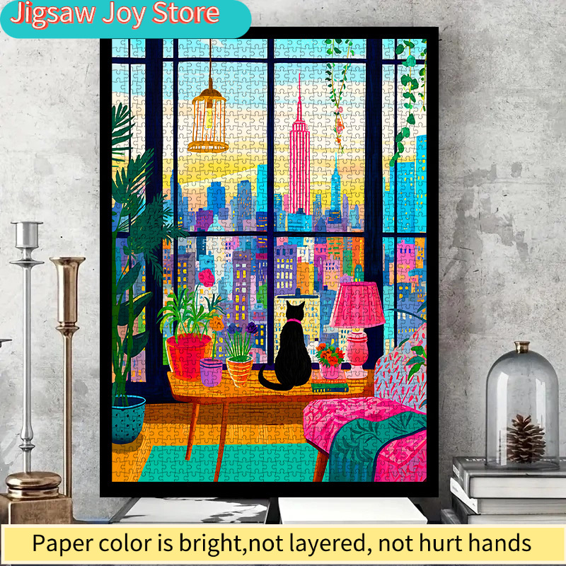 DIY Paper Puzzle, New York Cit - Plant Parent Free avis et prix