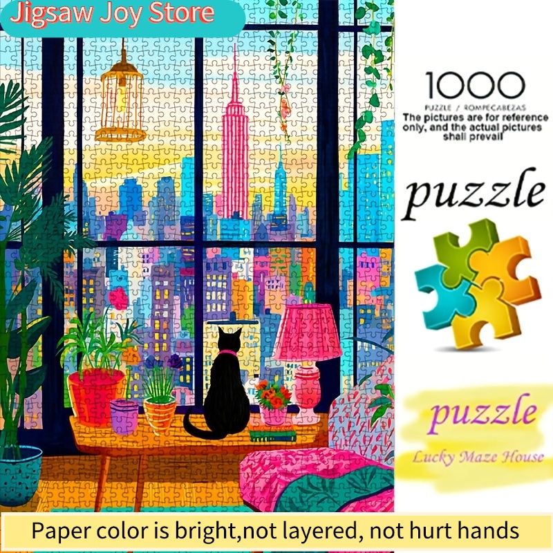 DIY Paper Puzzle, New York Cit - Plant Parent Free avis et prix