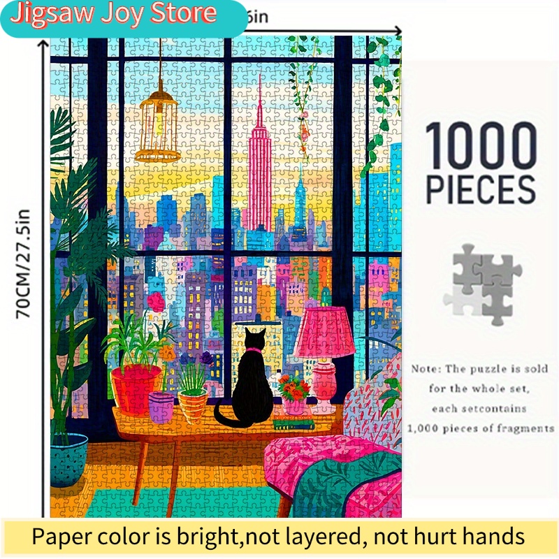 DIY Paper Puzzle, New York Cit - Plant Parent Free avis et prix