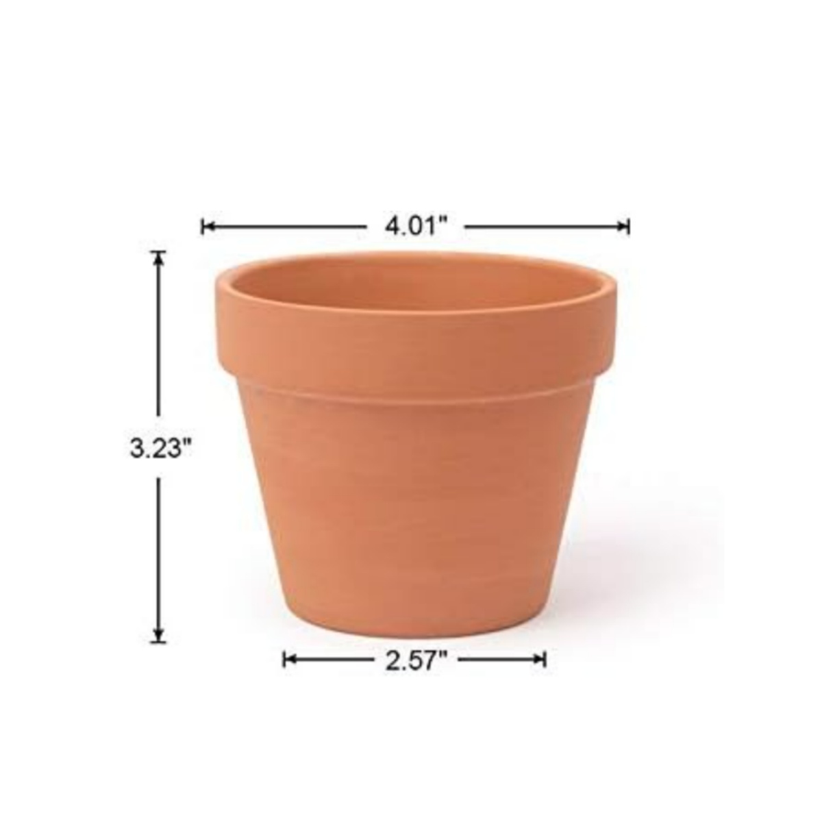 6pcs 4 inch Terracotta Pots Fl - Cactus Mix Pot avis et prix
