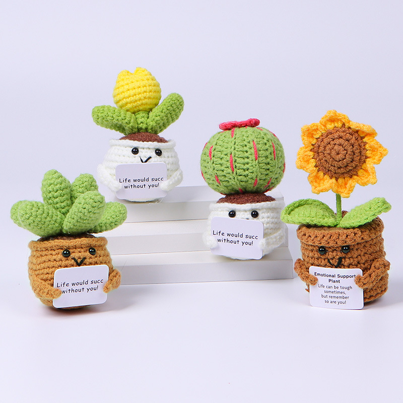 Mini Cute Crochet Flowers Fini - Cactus Mix Pot avis et prix