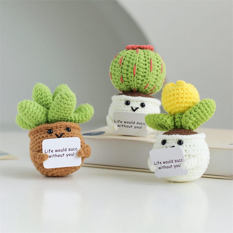 Mini Cute Crochet Flowers Fini - Cactus Mix Pot avis et prix