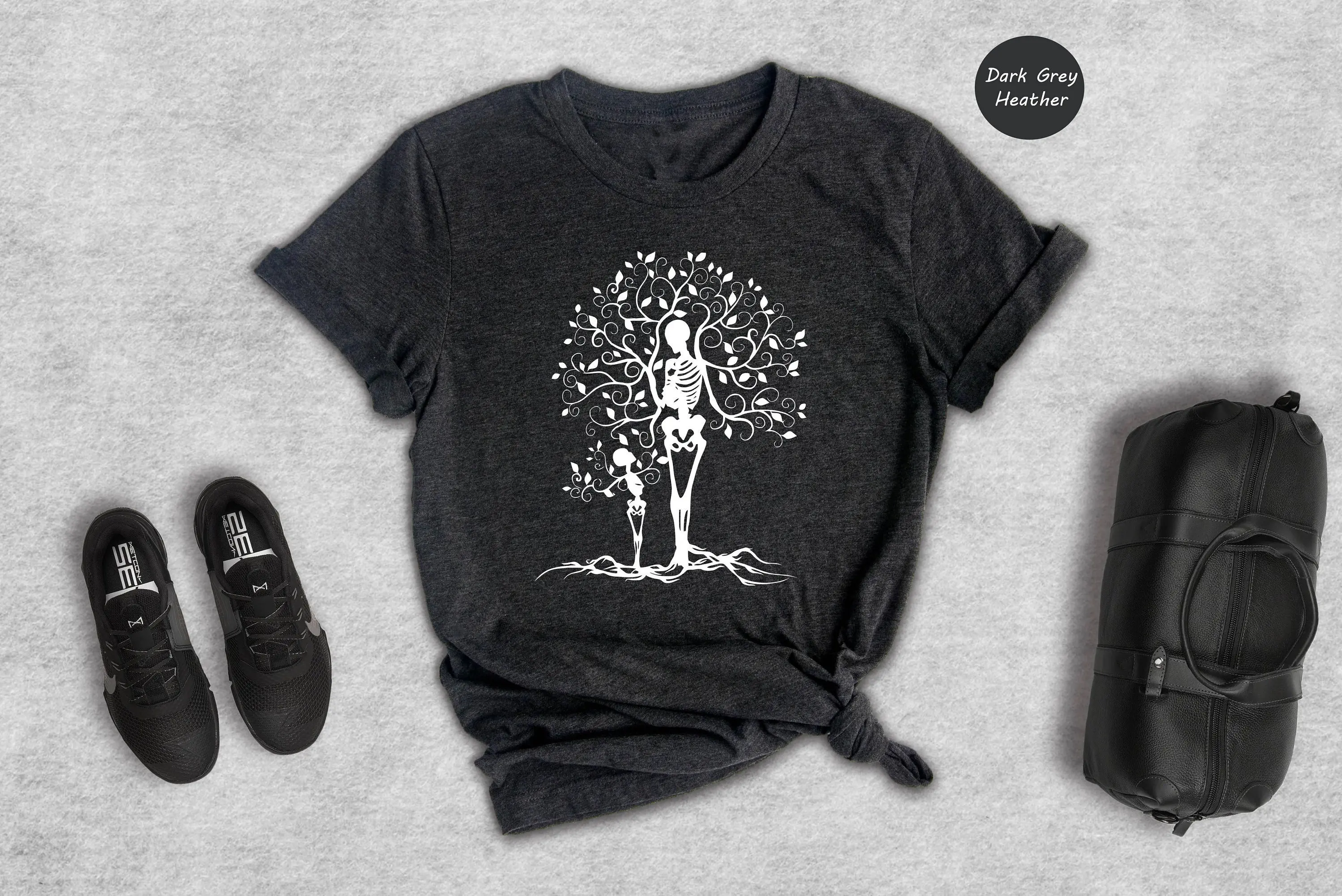 Skeleton Parent Tree T Shirt P - Plant Parent Free avis et prix
