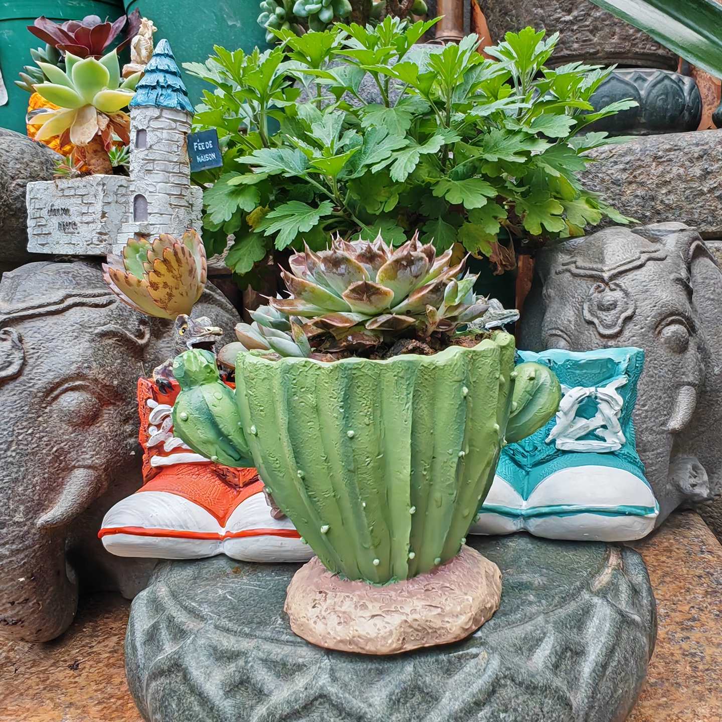 Cactus Flower Planter Pot Cute - Cactus Mix Pot avis et prix