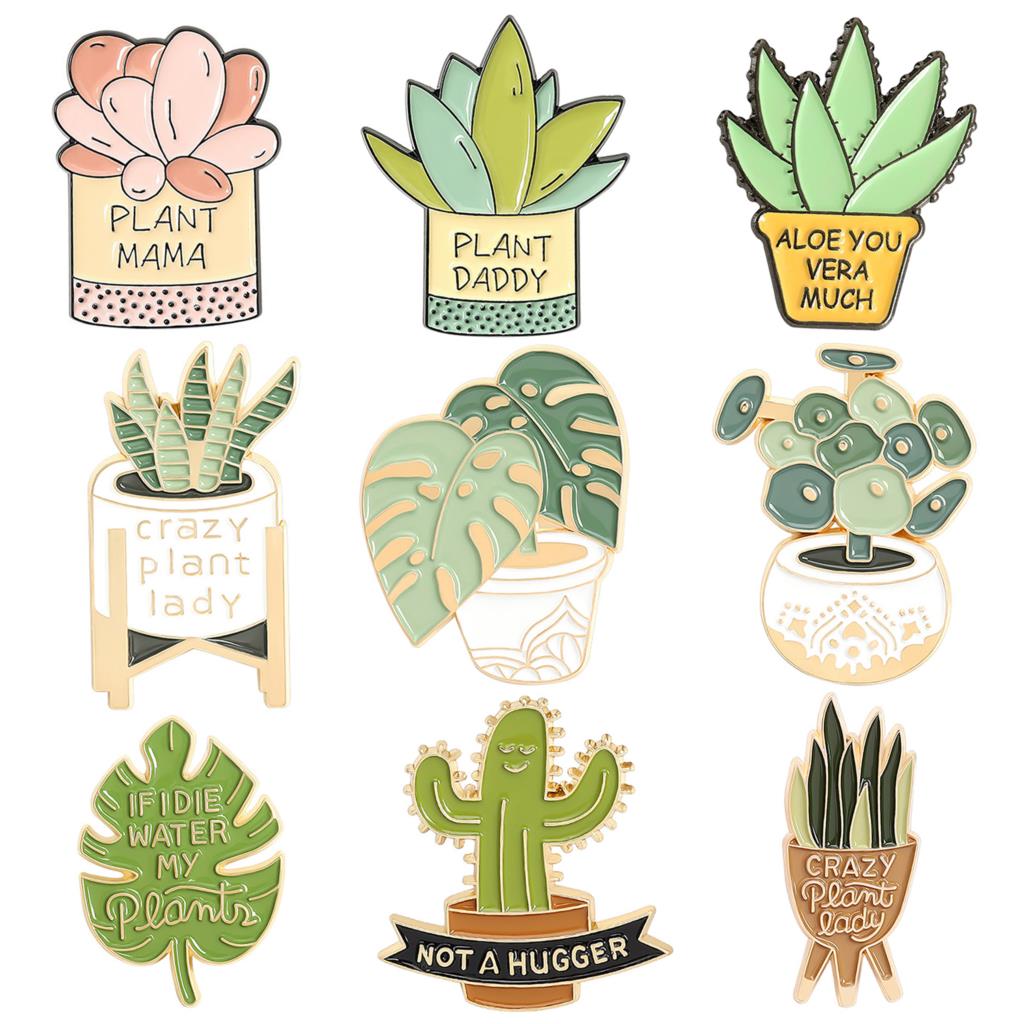 Potted Plant Brooch Monstera A - Cactus Mix Pot avis et prix
