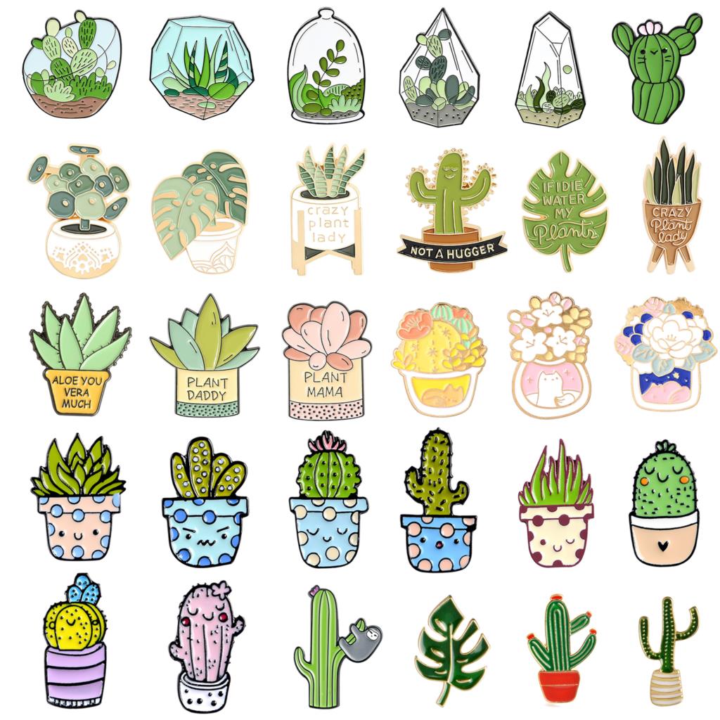 Potted Plant Brooch Monstera A - Cactus Mix Pot avis et prix