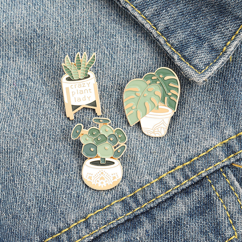 Potted Plant Brooch Monstera A - Cactus Mix Pot avis et prix