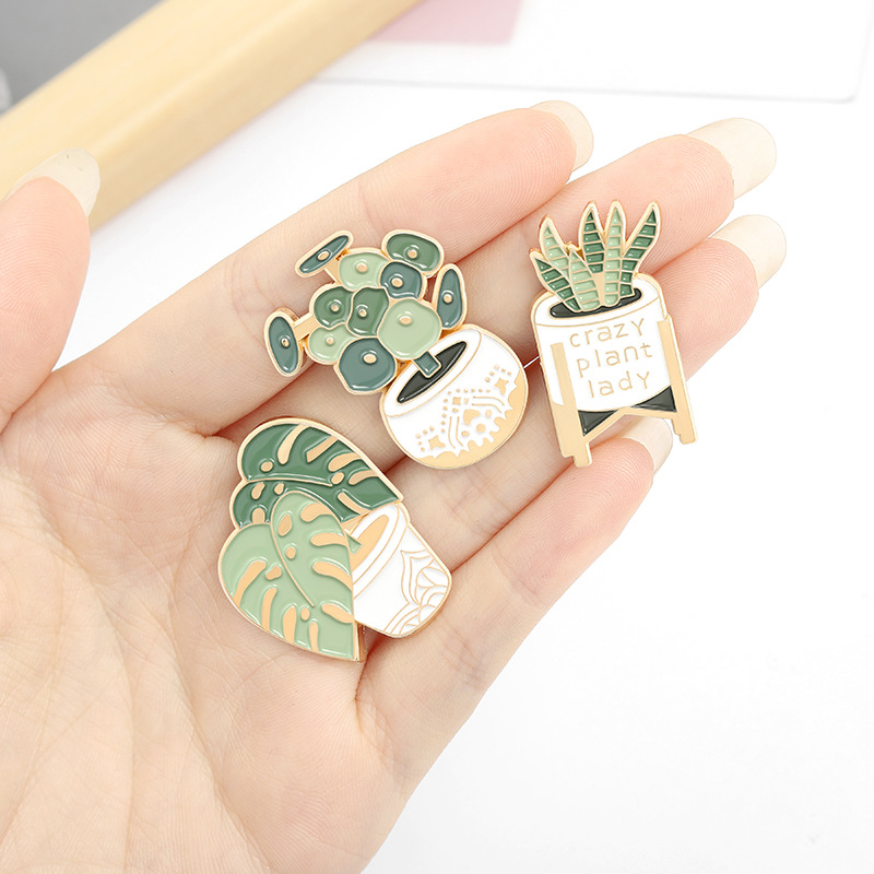 Potted Plant Brooch Monstera A - Cactus Mix Pot avis et prix
