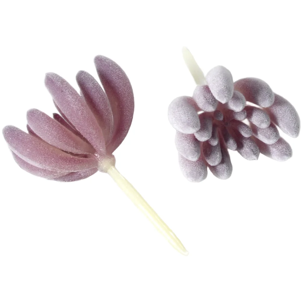 PVC Flocked Purple Fake Succul - Succulent Arrangement Mini avis et prix
