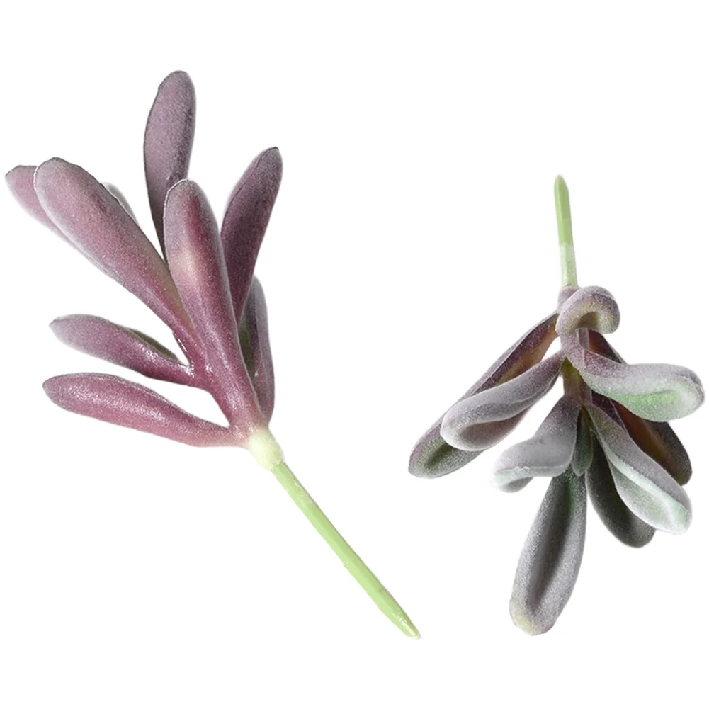 PVC Flocked Purple Fake Succul - Succulent Arrangement Mini avis et prix