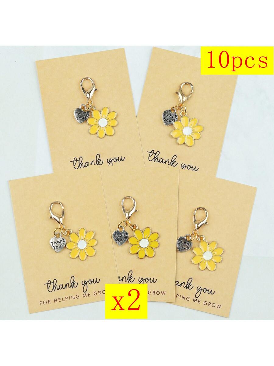 Enamel Daisy Keychains With Th - Plant Parent Free avis et prix