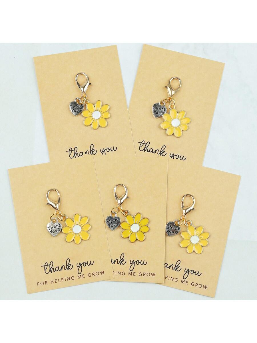 Enamel Daisy Keychains With Th - Plant Parent Free avis et prix