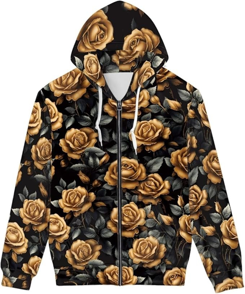 Vintage 3D Printed Cartoon Flo - Plant Parent Hoodie avis et prix