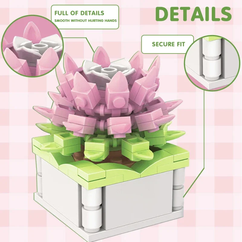 Block City DIY Potted Plants S - Cactus Mix Pot avis et prix