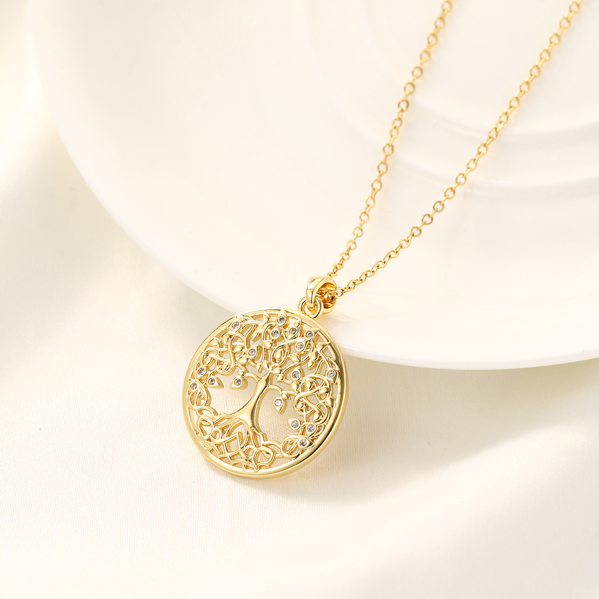 Fashion Tree of Life Necklace  - Plant Parent Free avis et prix
