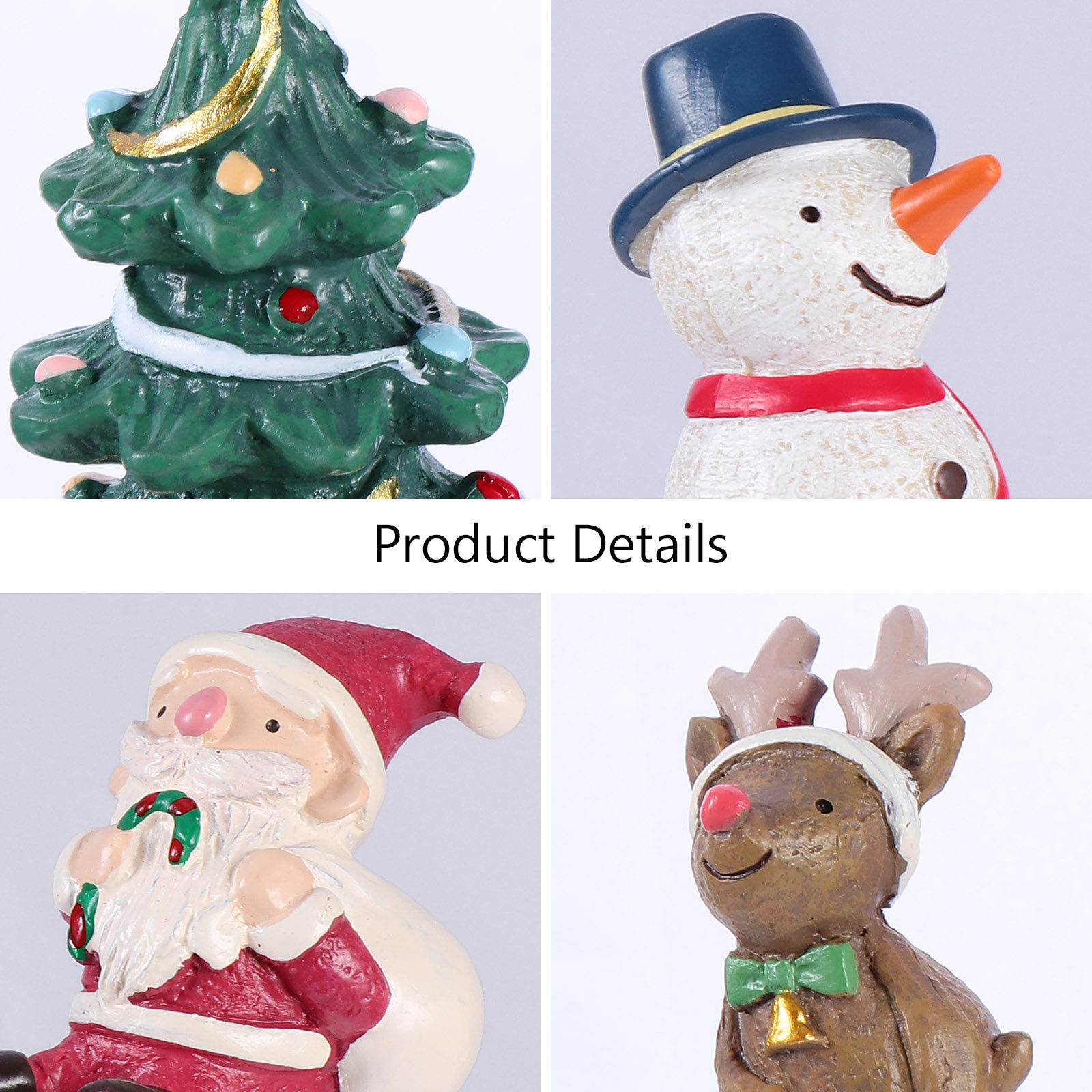 4Pcs Resin Art Crafts Christma - Succulent Arrangement Mini avis et prix