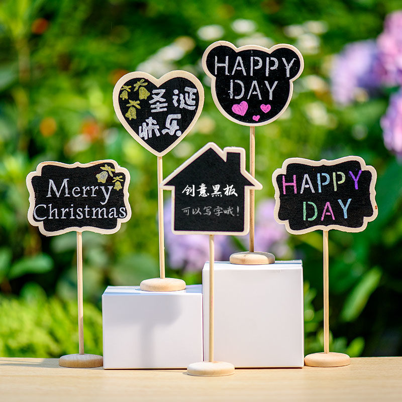 5PCS Mini Wooden Blackboard Va - Succulent Arrangement Mini avis et prix
