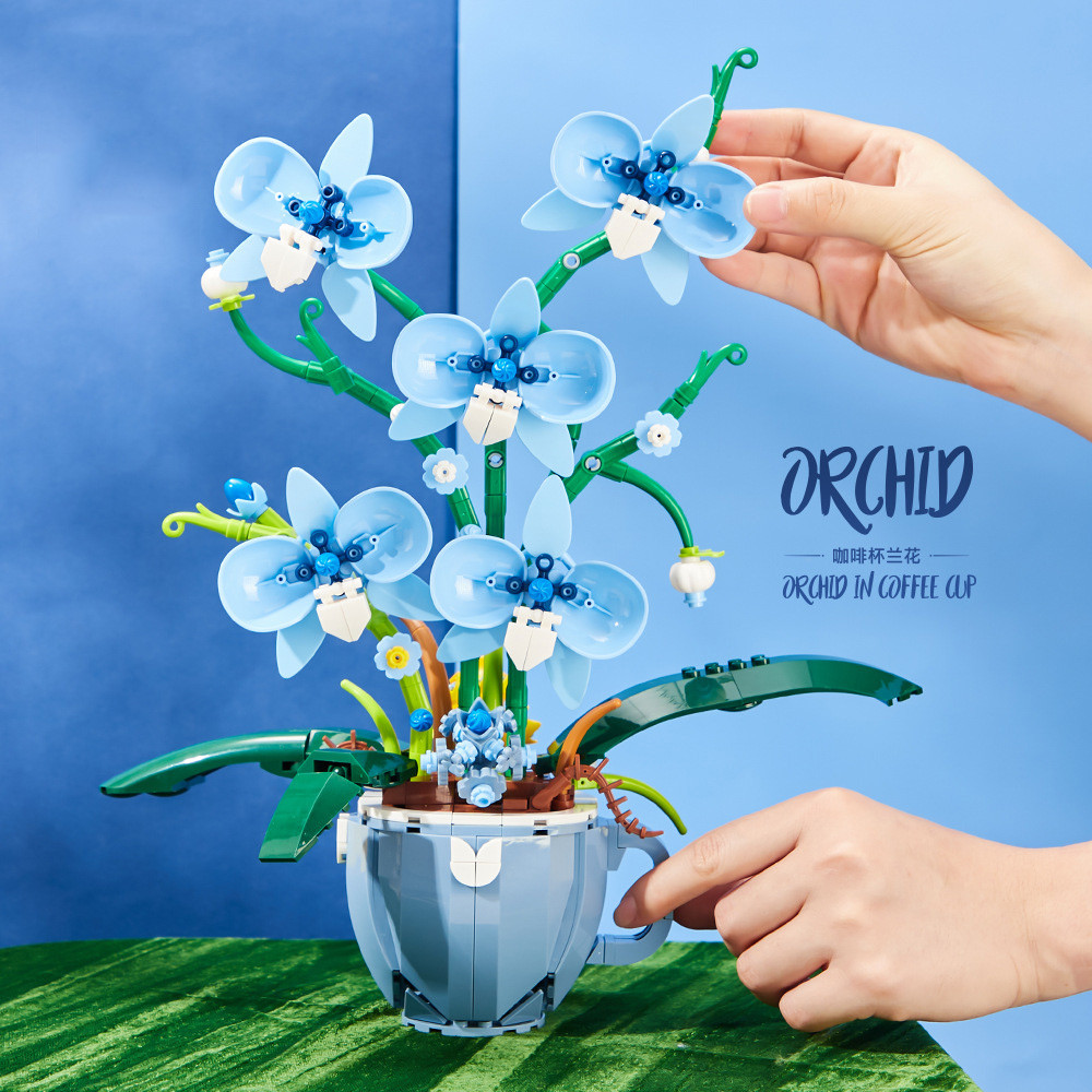 567PCS Blue Orchid Building Bl - Plant Parent Day avis et prix