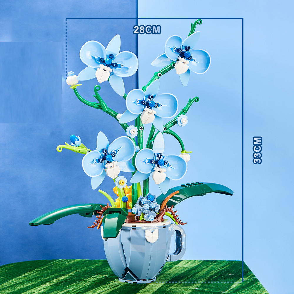 567PCS Blue Orchid Building Bl - Plant Parent Day avis et prix