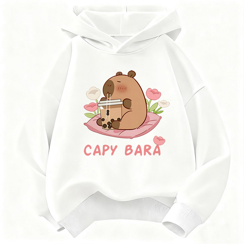 Kawaii Capybara Drinking Juice - Plant Parent Hoodie avis et prix