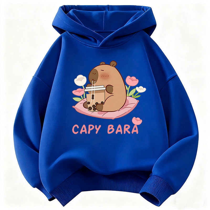 Kawaii Capybara Drinking Juice - Plant Parent Hoodie avis et prix