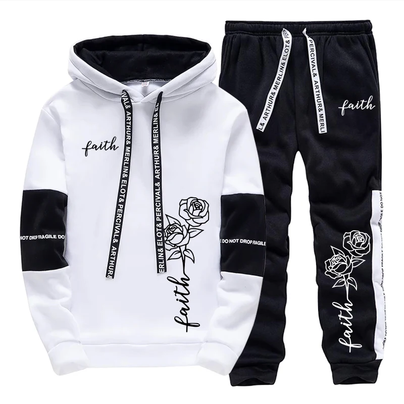 Faith Flower Print Hoodie and  - Plant Parent Hoodie avis et prix
