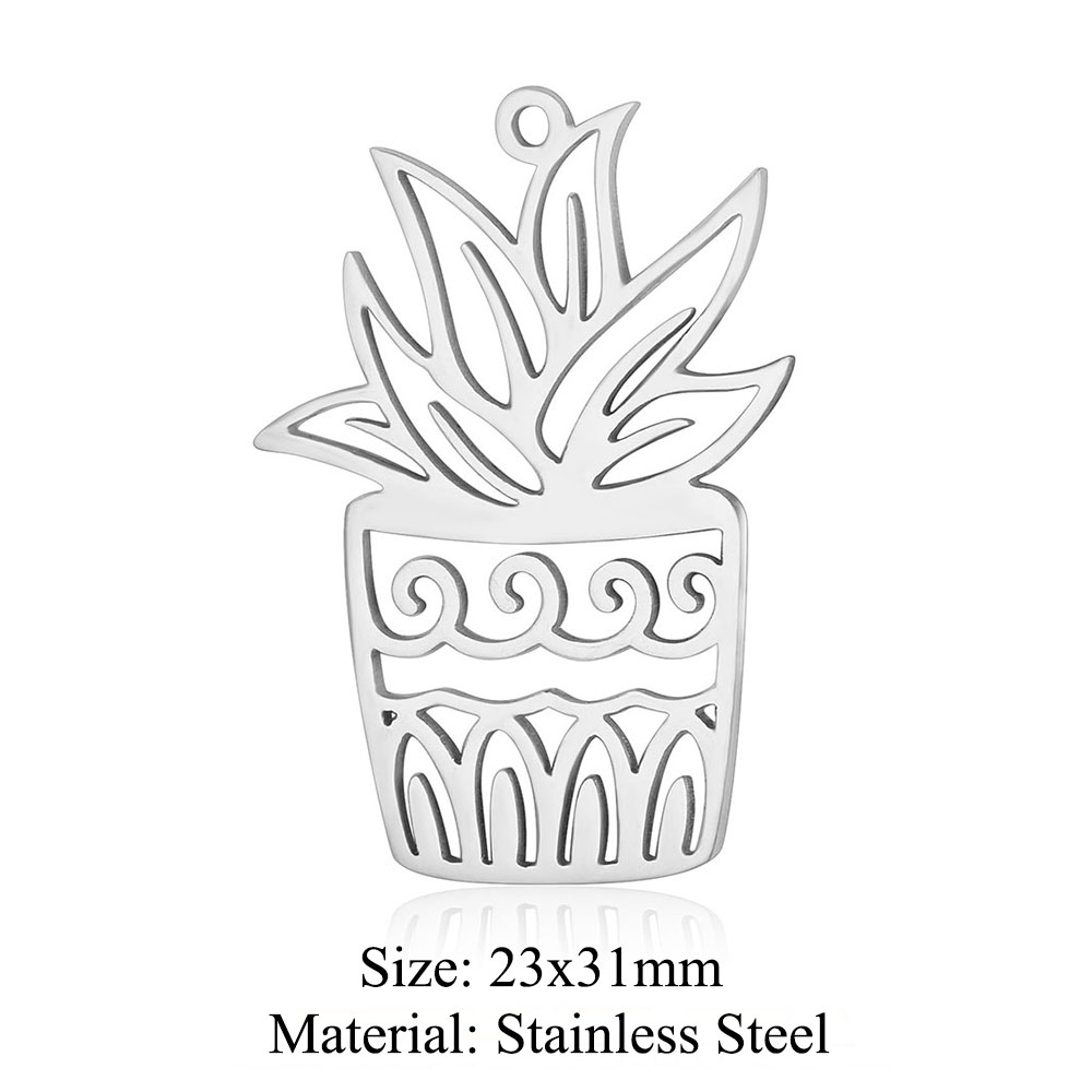 10pcs/lot Stainless Steel Cact - Cactus Mix Pot avis et prix