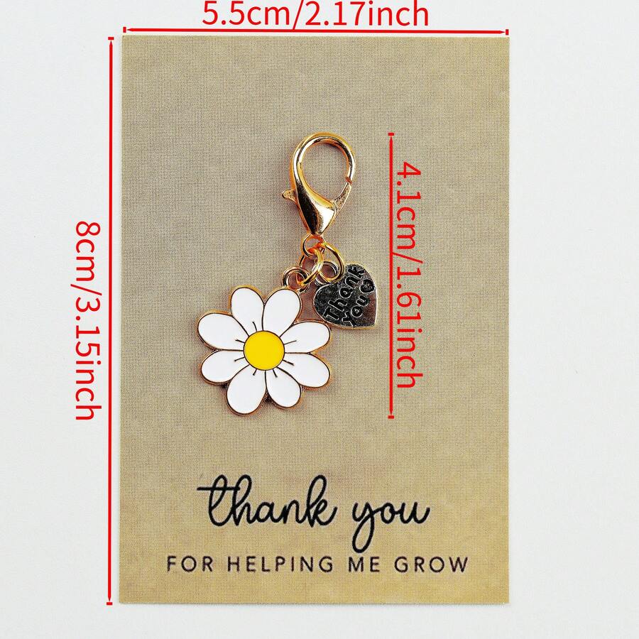 Enamel Daisy Keychains With Th - Plant Parent Free avis et prix