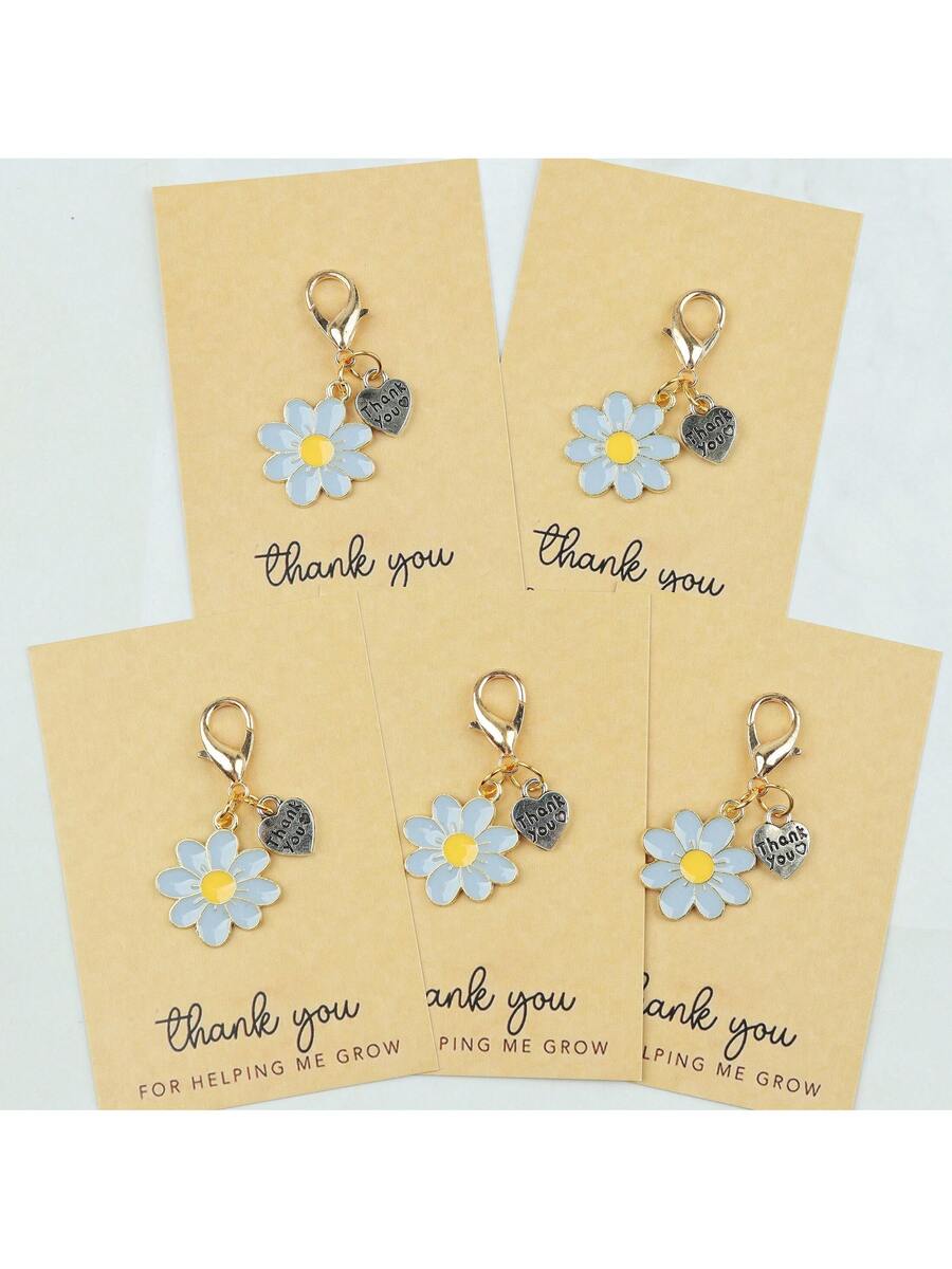 Enamel Daisy Keychains With Th - Plant Parent Free avis et prix