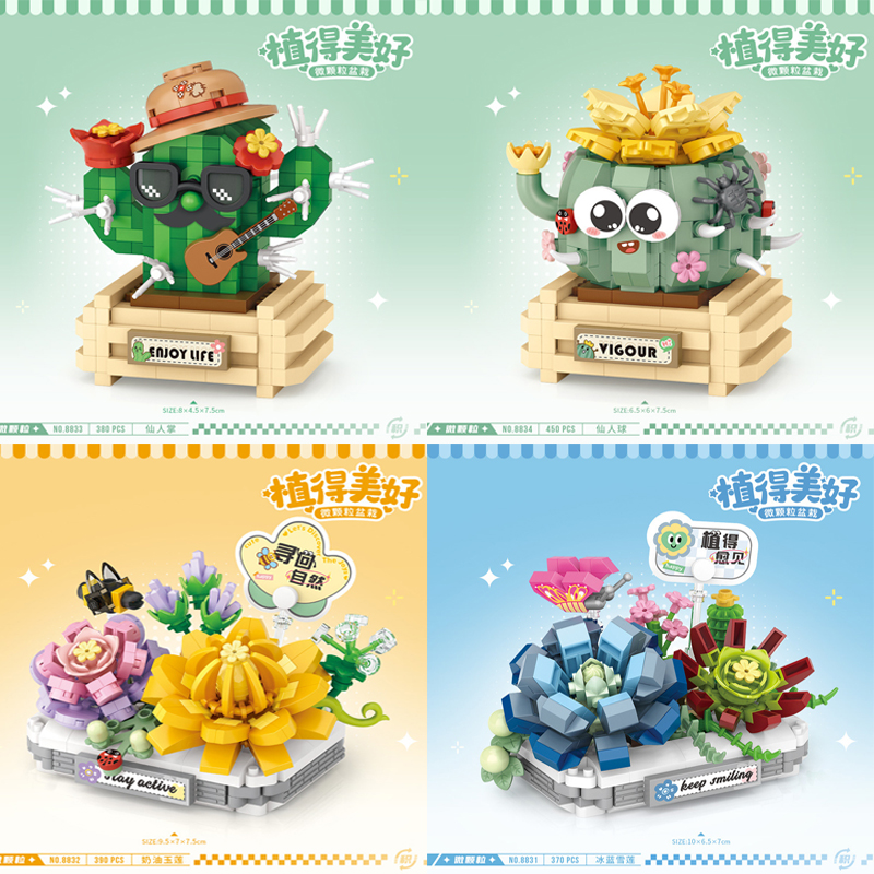 Mini Building Block Toys Creat - Cactus Mix Pot avis et prix