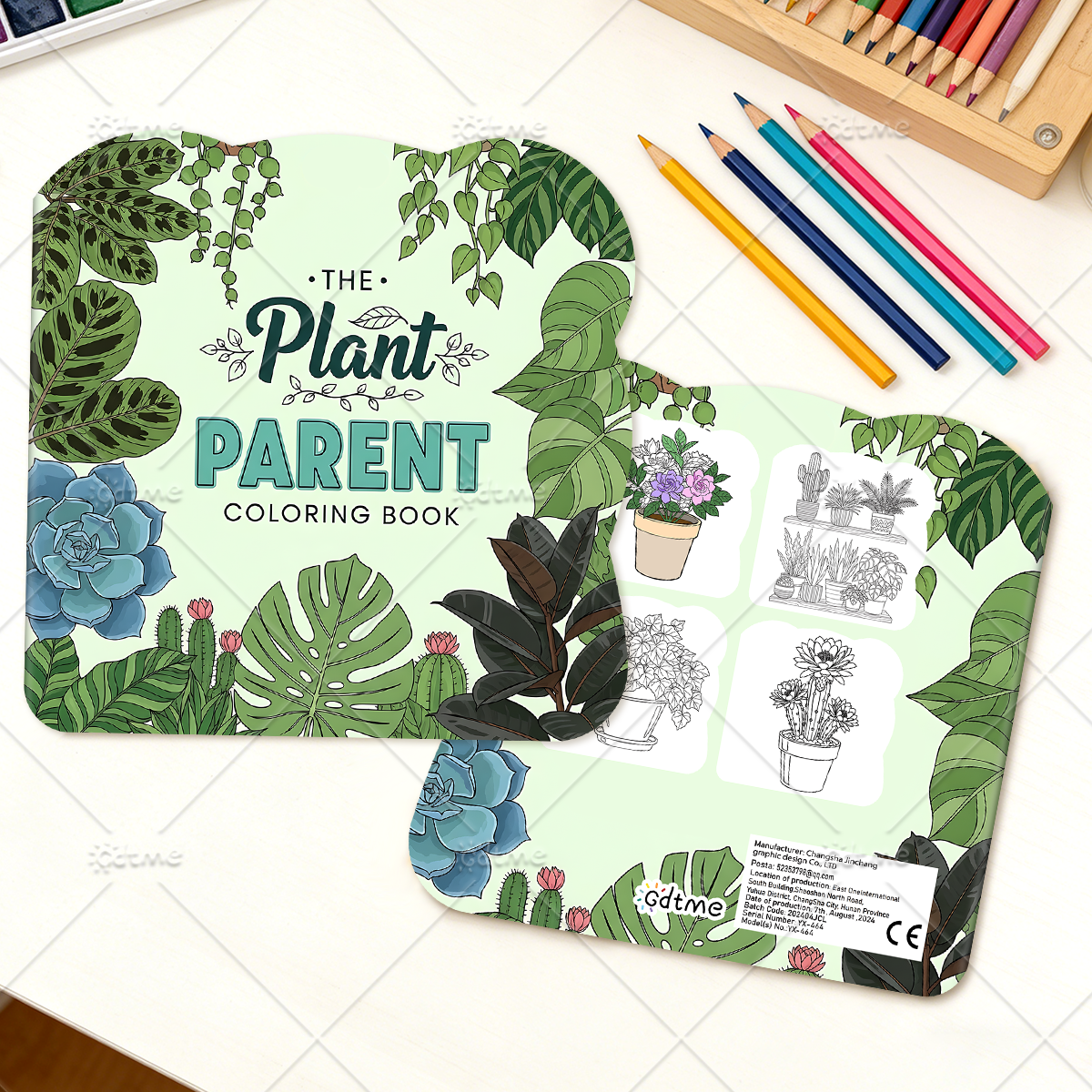 THE Plant PARENTE Coloring Boo - Plant Parent Free avis et prix