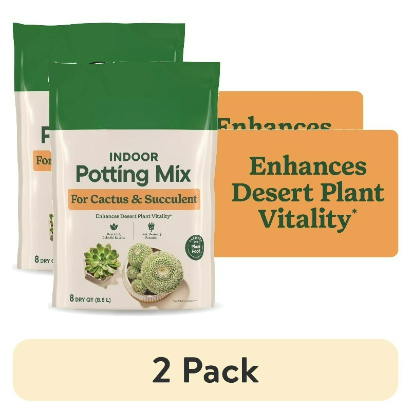 (2 pack)  Indoor Potting Mix f - Cactus Mix Pot avis et prix