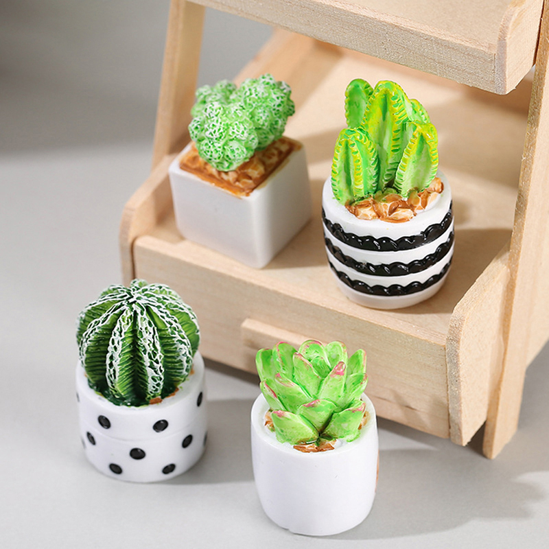 /Kb/1/4pcs 1:12 Dollhouse Mini - Cactus Mix Pot avis et prix