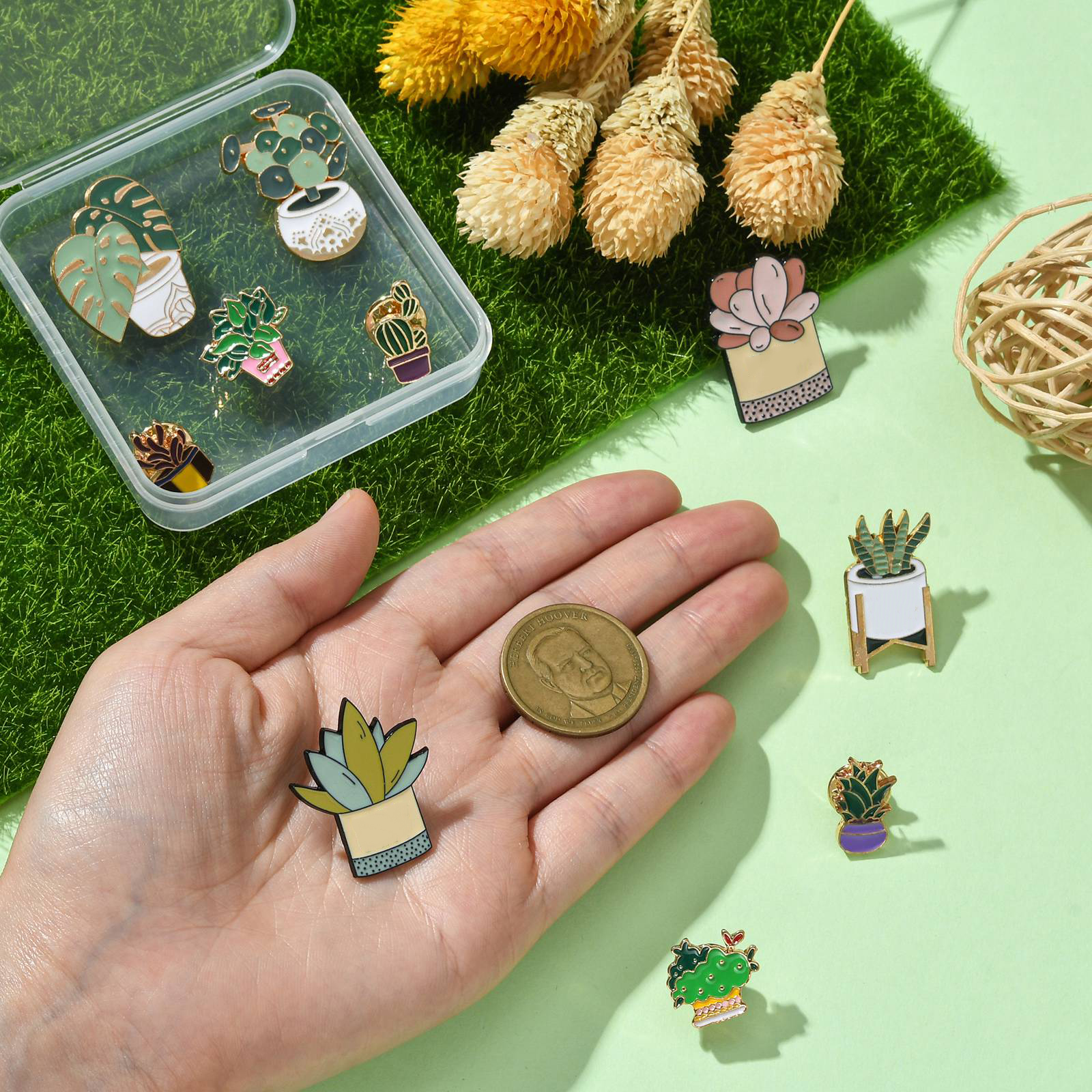 Pandahall 10Pcs Mixed Styles P - Cactus Mix Pot avis et prix