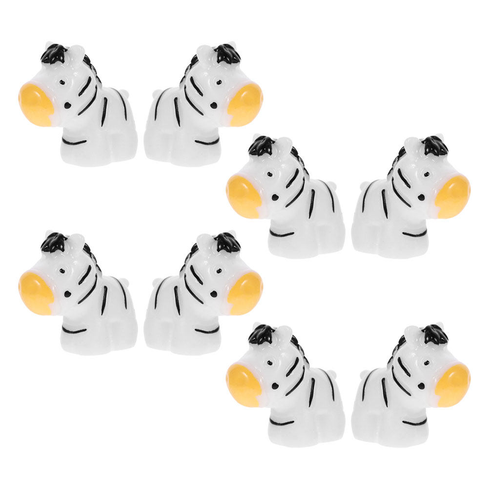8Pcs Mini Zebra Decor Resin An - Succulent Arrangement Mini avis et prix